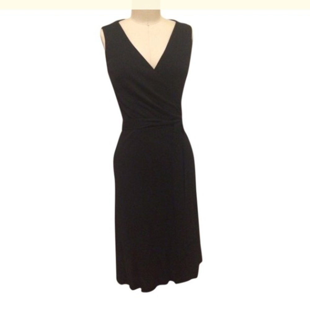 DVF classic sleeveless wrap dress